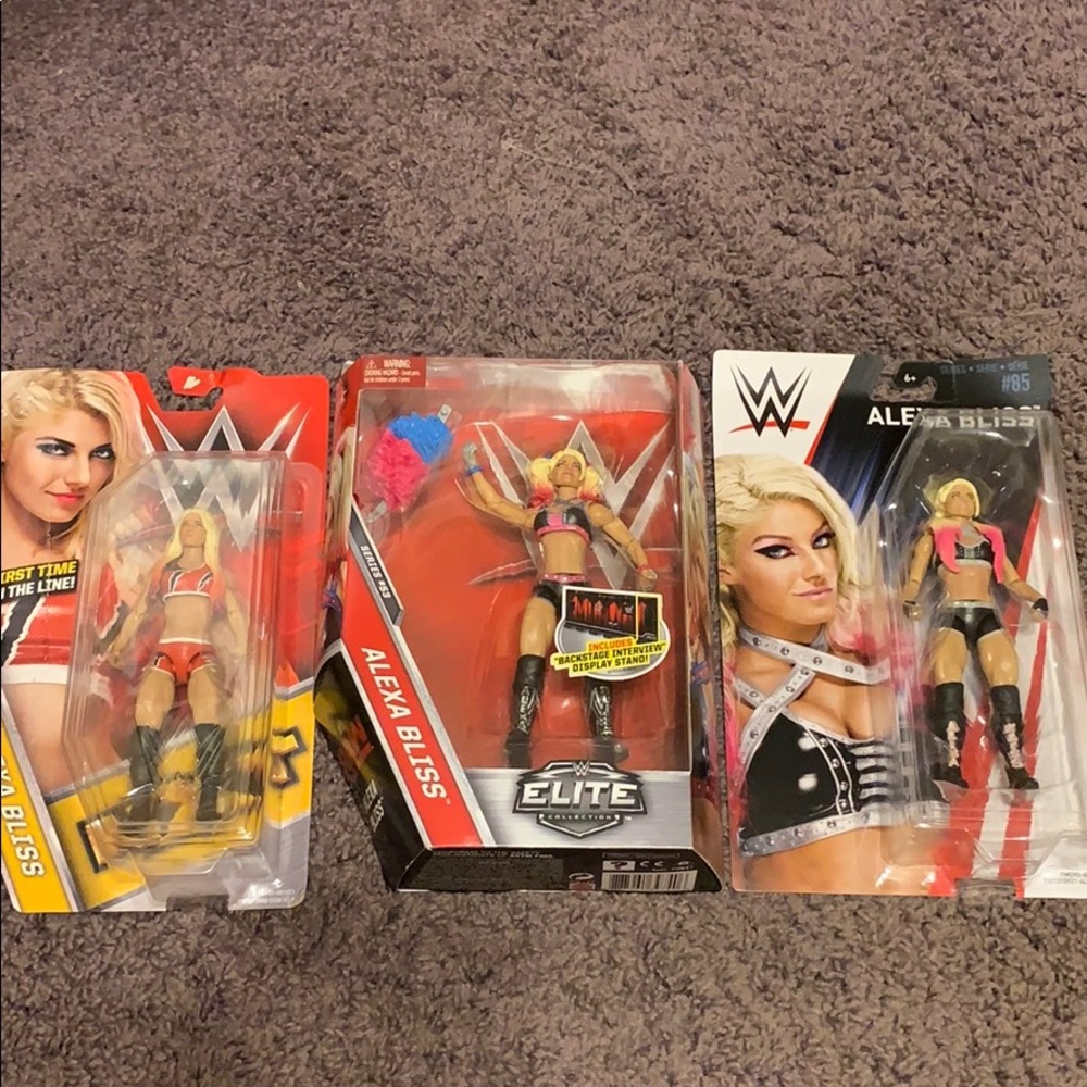 Alexa Bliss collection of figures!